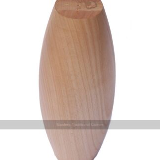 Set of 9 x 4 inch Solid Beech Gloucester Style Skittle Pins