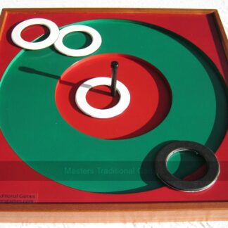 Masters Pub Quoits board with 4 rubber Pub quoits