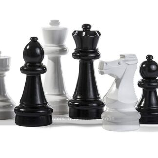 Rolly Mini-Giant Chess Set with Lawn Friendly Chequerboard