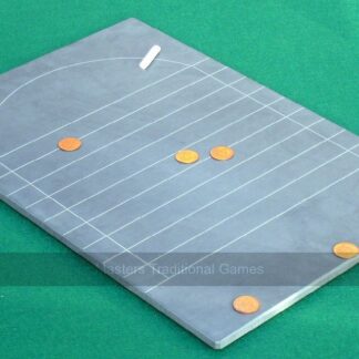 Masters Slate Shove Ha'penny board (21 x 14 inch smoothed ha'pennies - head side visible)