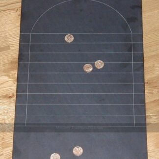 Masters Slate Shove Ha'penny board (21 x 14 inch smoothed ha'pennies - tails visible)