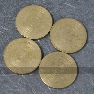 Set of 4 Brass Toads for Toad in the Hole (diameter 1.5 inches or 38mm)