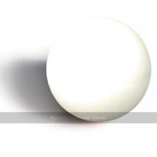 Single White table football ball (33mm diam)