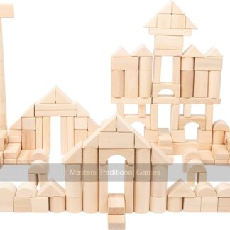 Natural Wooden Building Blocks (200 pieces)