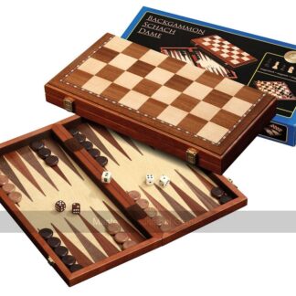 Philos Magnetic Chess, Backgammon, Checkers Compendium (40cm)
