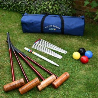 Cottage Garden Croquet Set, 4 Player in Bag