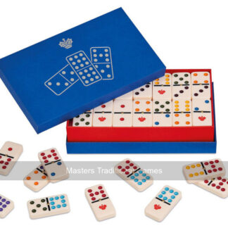 Dal Negro Double 9 Colour Spot Dominoes