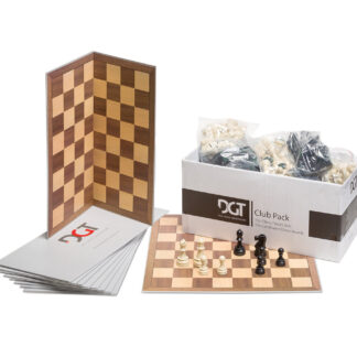 DGT Club Pack (10 x Boards & 10 x 95mm Chess Pieces)