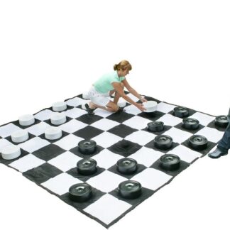 Garden Games Giant Draughts / Checkers Set (24 pieces without board)