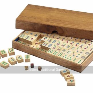 Philos Wooden Mah Jong (Mahjong) set with wooden tiles