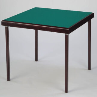 Masters Cerberus Bridge Table - Mahogany Finish with Green Baize