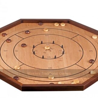 Philos Compact Crokinole with Octagonal Board (69cm Board, 56cm Playfield)