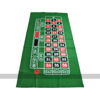 Roulette Mat - Green Felt Cloth, 180 x 90cm