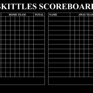 Skittles Scoreboard (for 7 leg games)