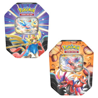 Pokémon TCG: Slashing Legends Ex Tin - Zacian Ex or Koraidon Ex Tin selected at random