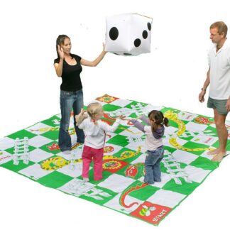 Giant Snakes & Ladders - 3 Metre Board / Mat & Inflatable Die