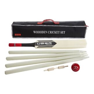 Uber Games Wooden Cricket Set - Size SH bat