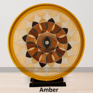 Masters Crokinole Elite Board - Royal 14 - Choice of ditch colour, with accessories