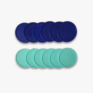 Set of 12 spare disks for Uber Games Giant 4 (6 Sky Blue, 6 Navy)