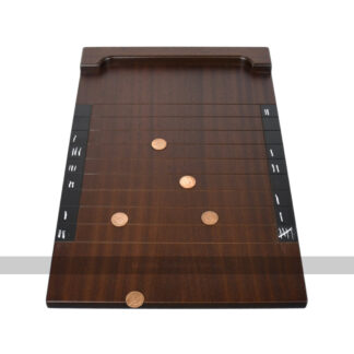 Masters Premium Shove Ha'penny Board - Sapele - Accessories Included