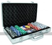 Texas Hold'em Deluxe Poker Chip Set - 300 Chips