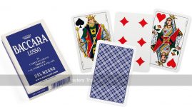 Dal Negro Baccarat Playing Cards (No indexes, Blue back) - 1 Deck