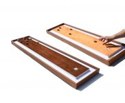 Masters Table Shuffleboard game - Beech or Walnut
