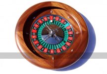 Dal Negro 36cm Montecarlo Mahogany Roulette Wheel